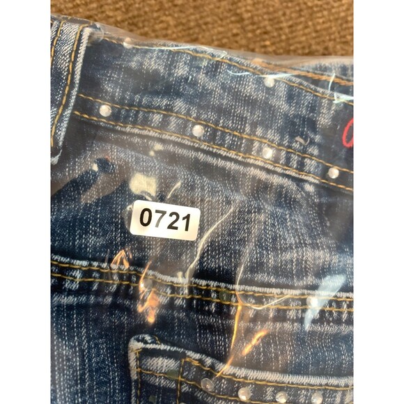 Pepe Jeans Womens 32x31 Low Rise Bootcut Embellished Stretch UK Denim - Picture 8 of 8